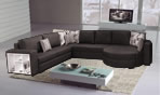 sofas de canto preto moderno e bonito sofas de canto preto
